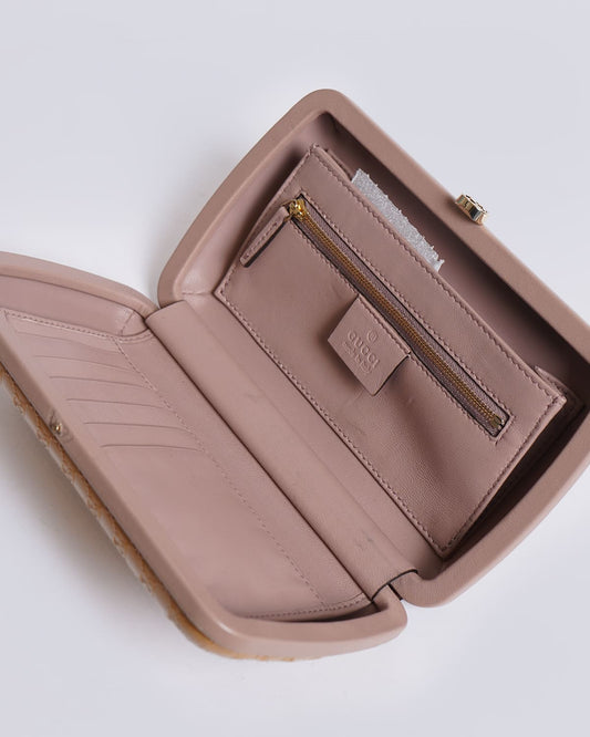Gucci Guccissima Patent Leather Box Clutch