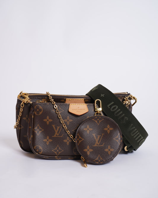 Louis Vuitton Monogram Multi Pochette In Brown