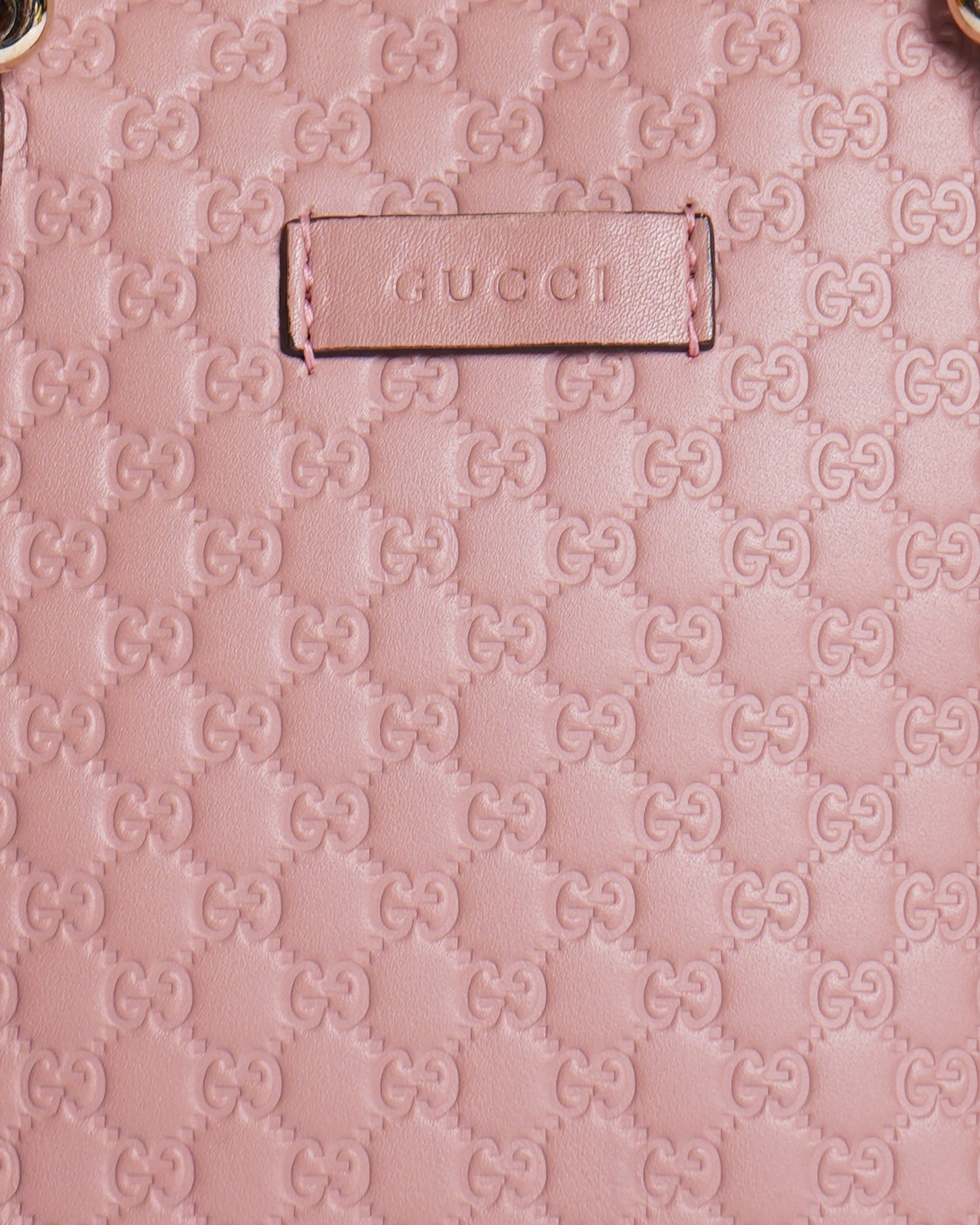 Gucci pink microguccissima dome bag