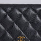Chanel Quilted Timeless Classic Wallet In Black