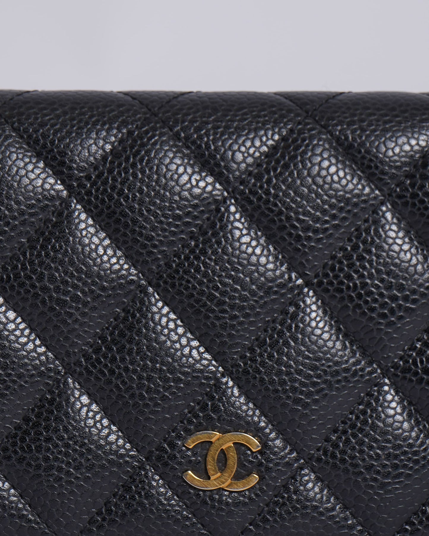 Chanel Quilted Timeless Classic Wallet In Black
