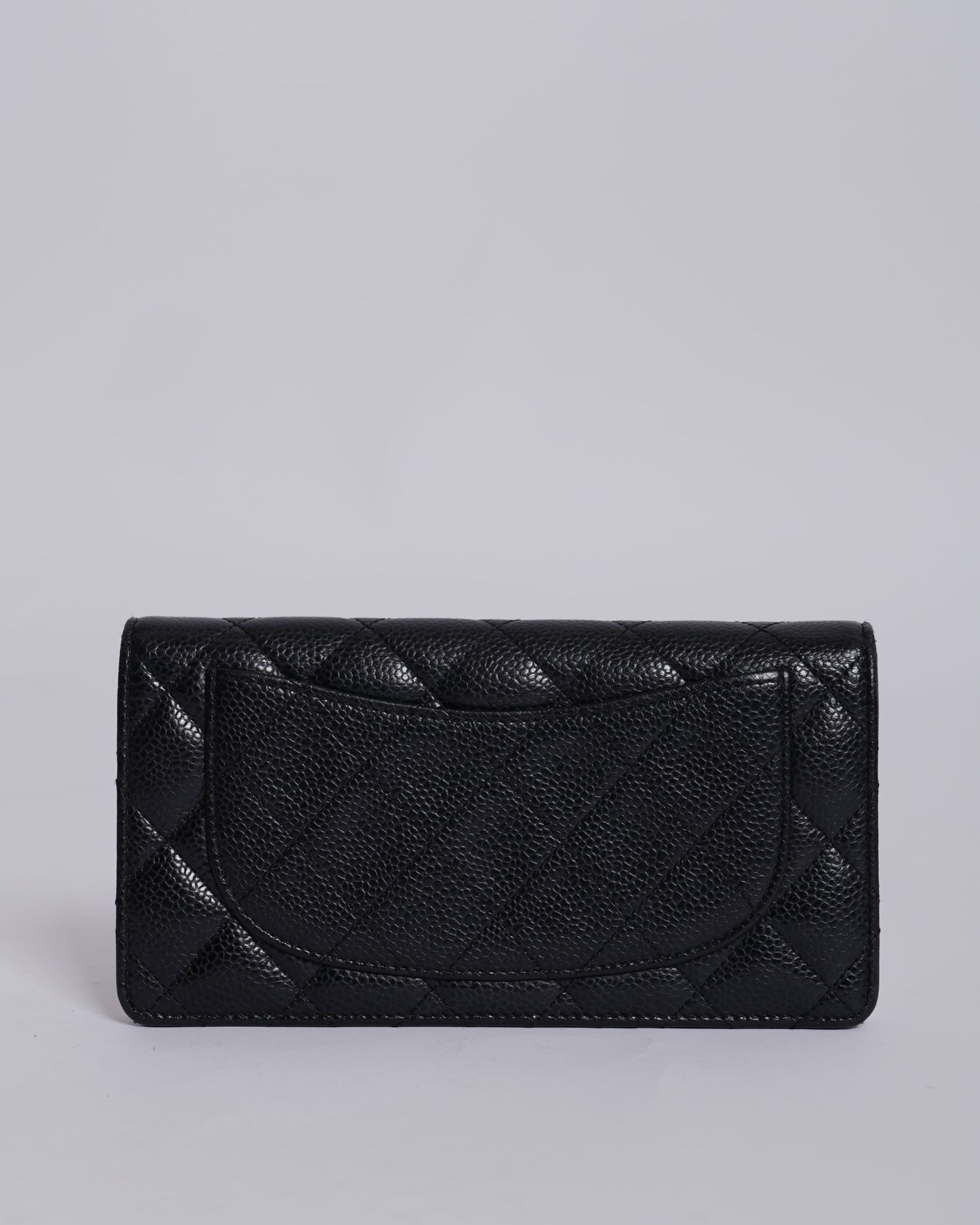Chanel Quilted Timeless Classic Wallet In Black