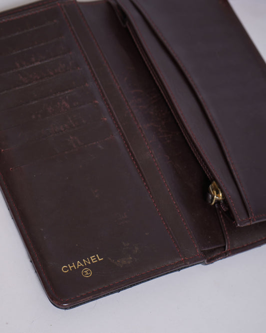 Chanel Quilted Timeless Classic Wallet In Black
