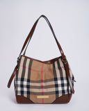 Burberry Canterbury Tote in Ho  Check Canvas & Leather