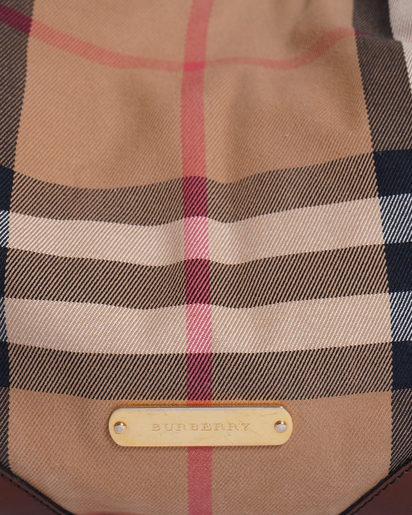 Burberry Canterbury Tote in Ho  Check Canvas & Leather