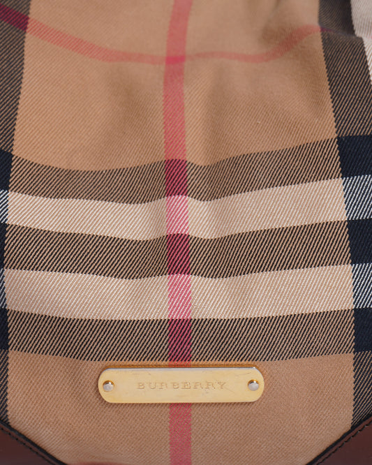 Burberry Canterbury Tote in Ho  Check Canvas & Leather