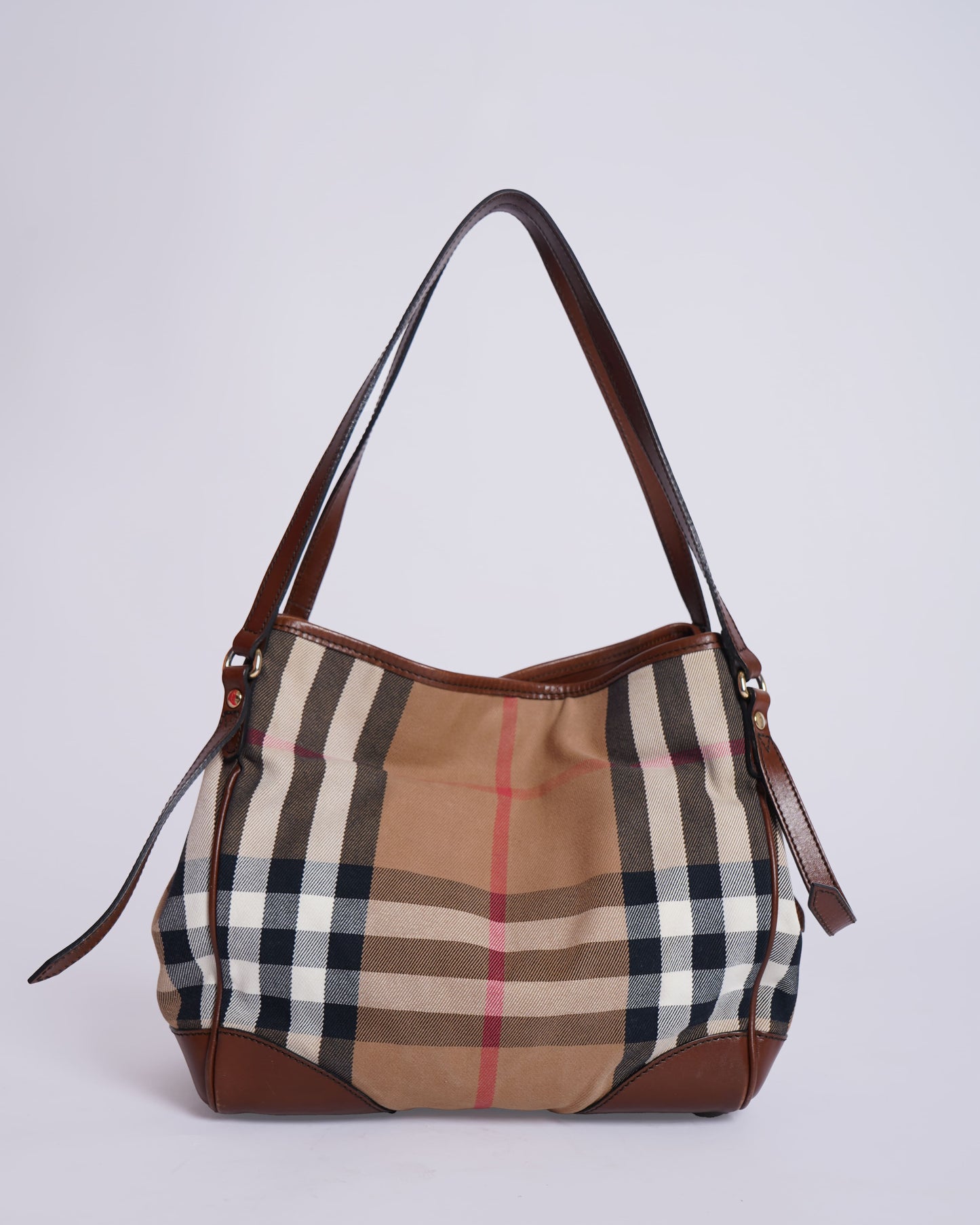 Burberry Canterbury Tote in Ho  Check Canvas & Leather