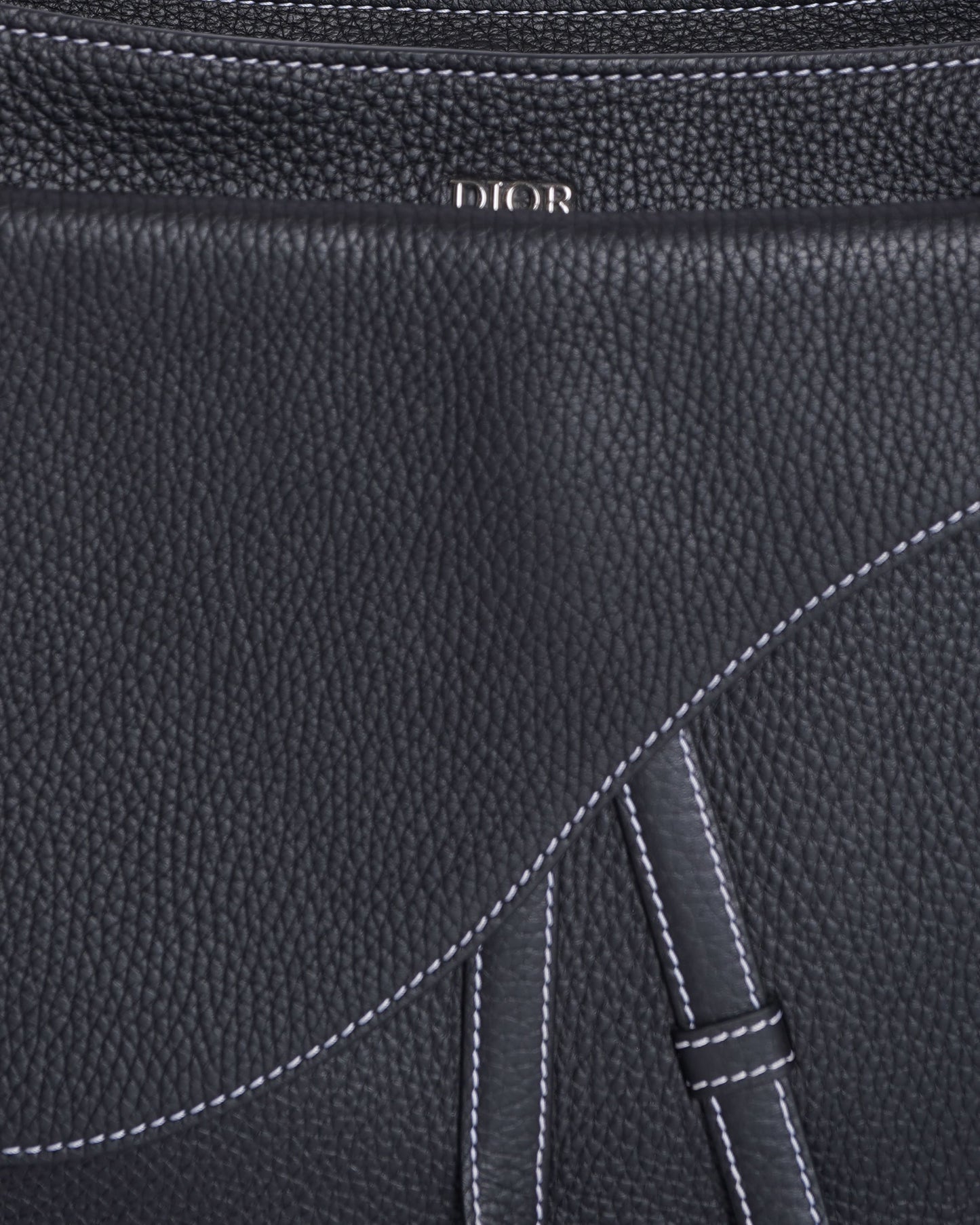 New Christian Dior Soft Leather Saddle Bag
