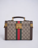 Gucci Savoy Brown GG Supreme Canvas Beauty Case