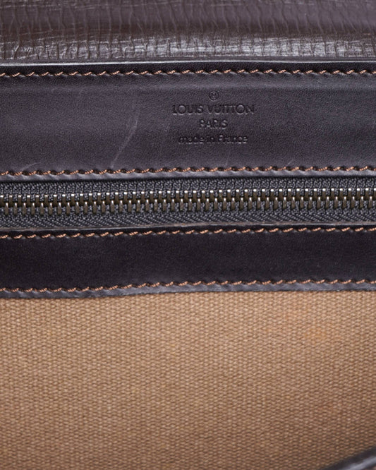 Louis Vuitton Men's Briefcase With Brass Hardware Detailing