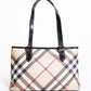 Burberry signature tote bag