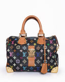 Louis Vuitton Takashi Murakami Black Top Handle Speedy