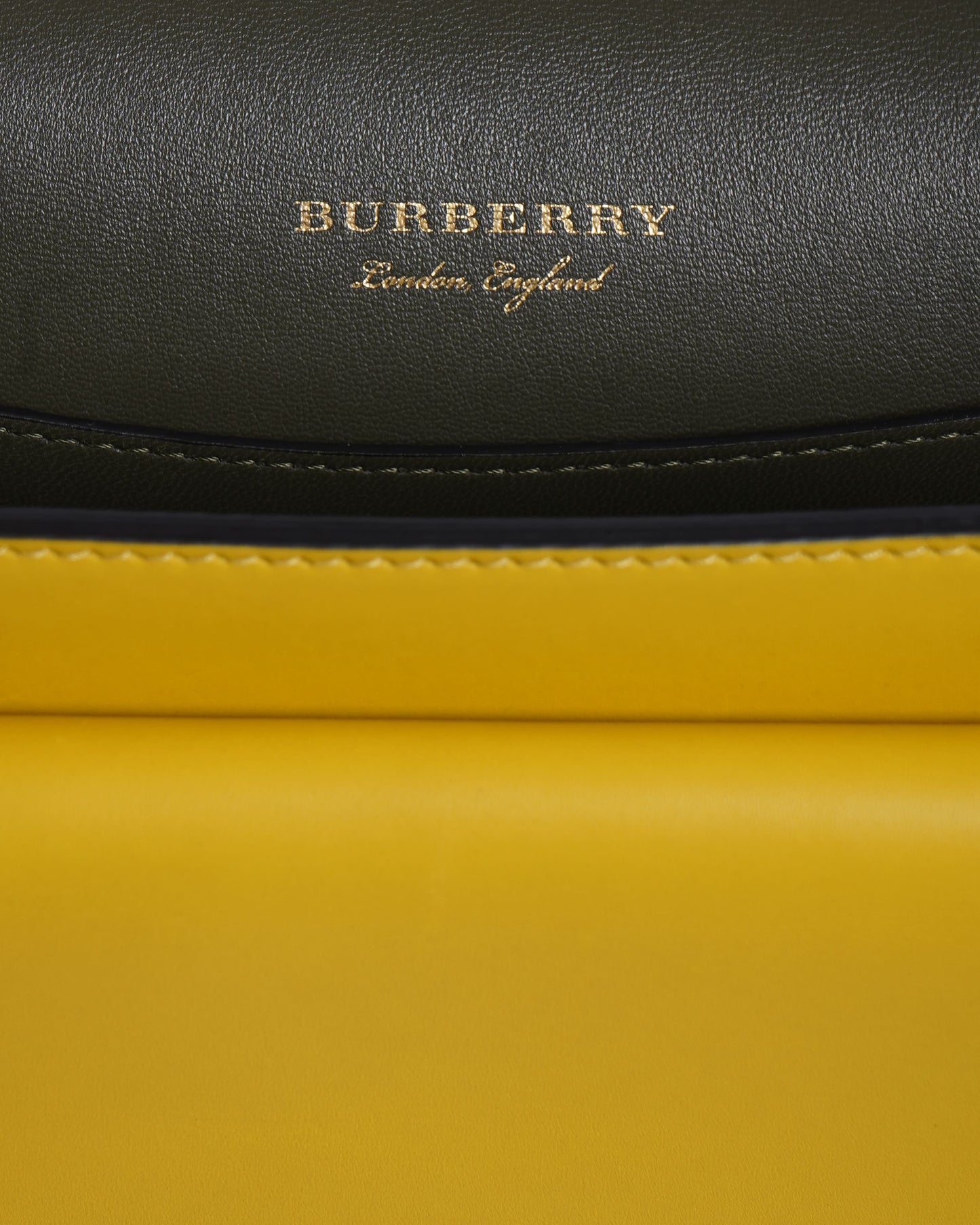Burberry Yellow Bridle Square Crossbody Bag