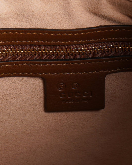 Gucci gg supreme canvas zip tote bag
