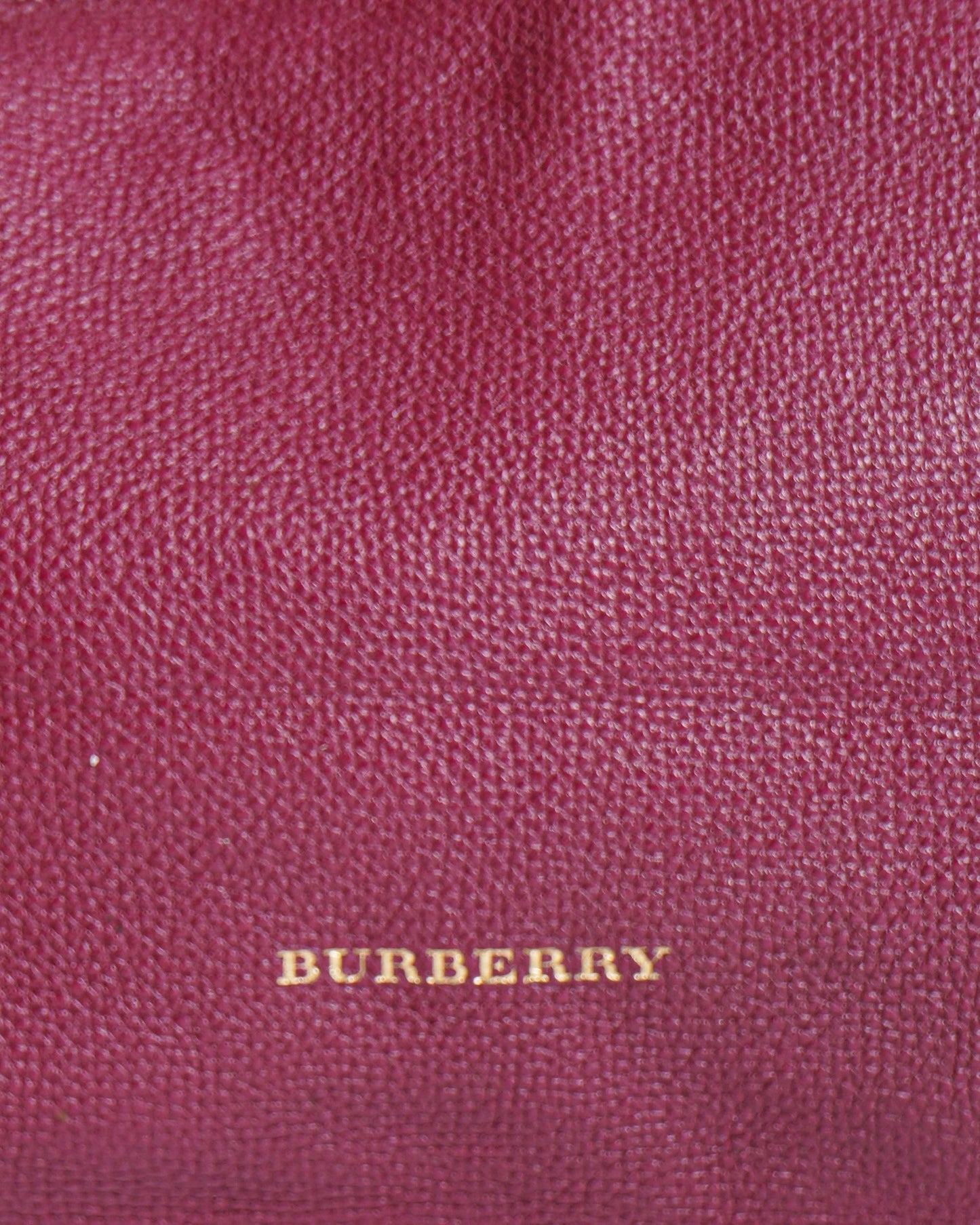 Burberry Ho  Check Derby Leather Small Canterbury Tote Bag