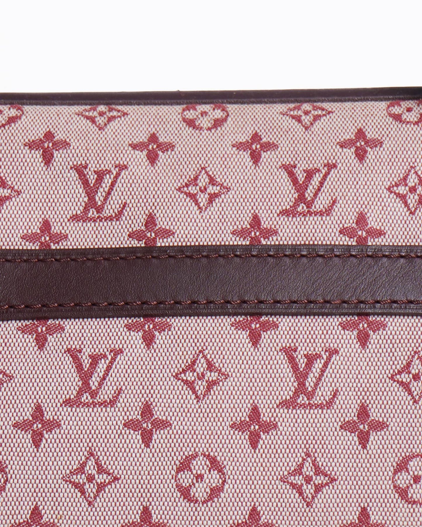 Louis vuitton josephine pm handbag in monogram mini lin canvas