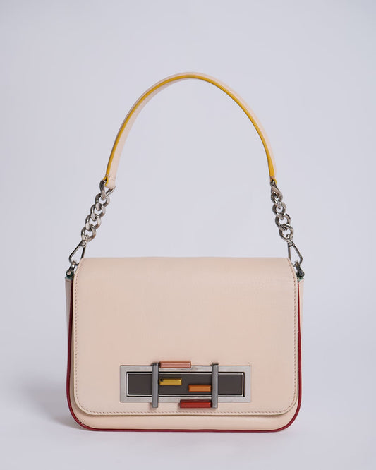 Fendi Baguette Pink Shoulder Bag