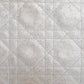 Christian Dior Silver Cannage Coated Canvas Panarea Clutch
