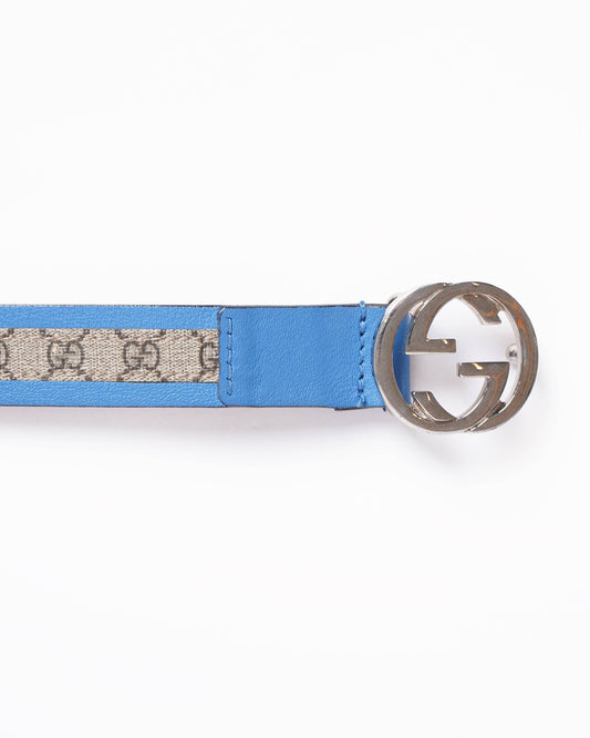 Gucci gg web kids belt