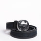 New Gucci Classic Women's Black Belt