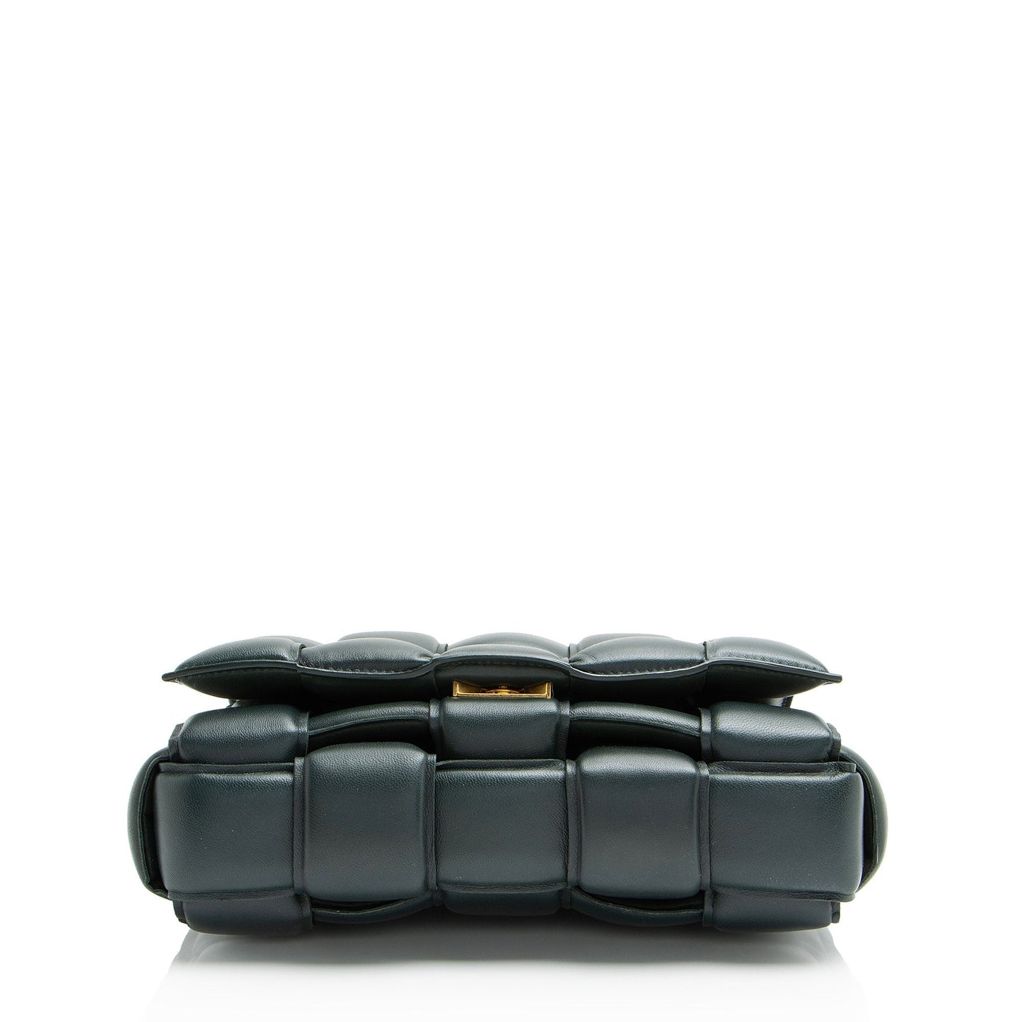 Bottega Veneta Lambskin Cassette Chain Maxi Shoulder Bag