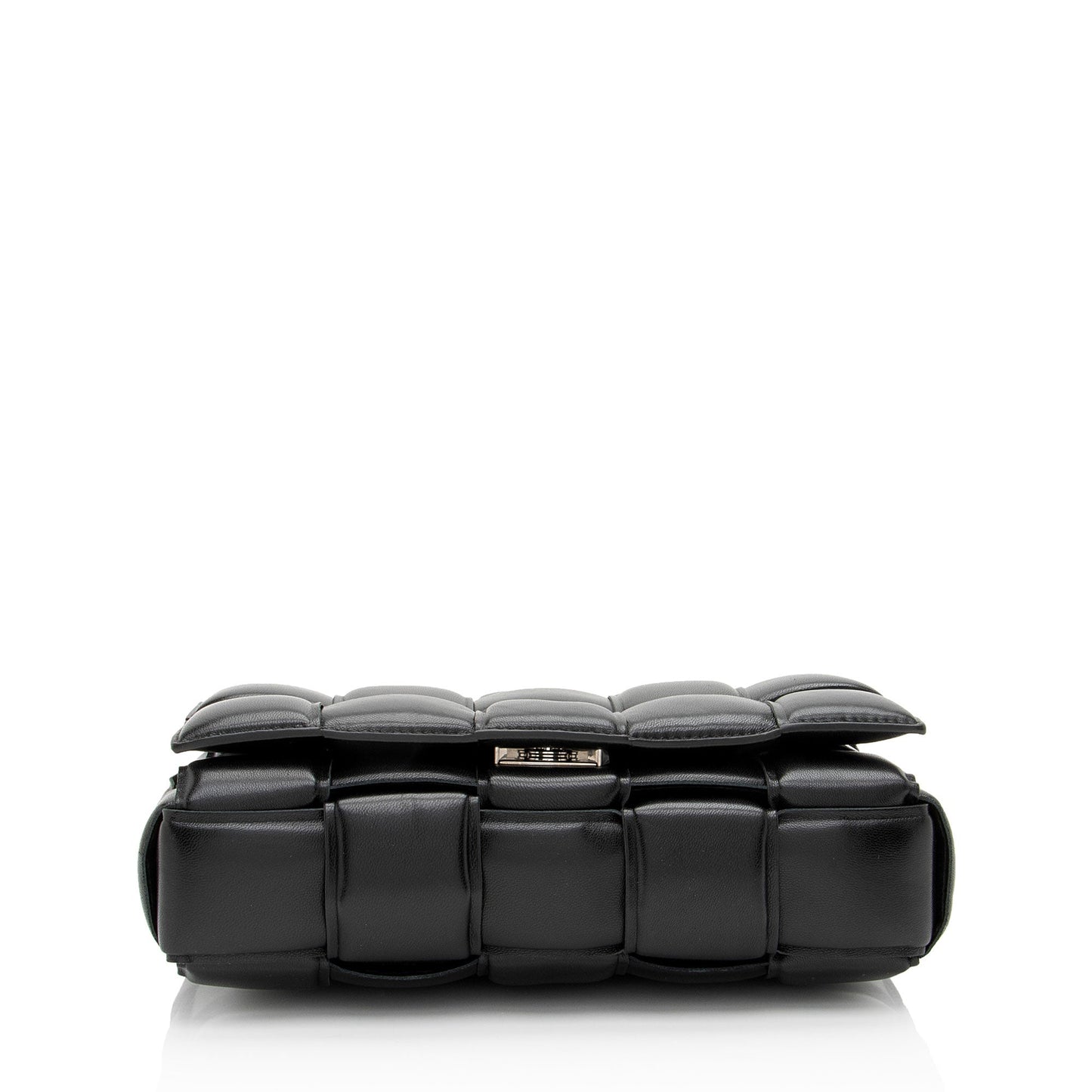Bottega Veneta Lambskin Cassette Chain Maxi Shoulder Bag