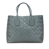Bottega Veneta Lambskin Maxi Intrecciato Tote