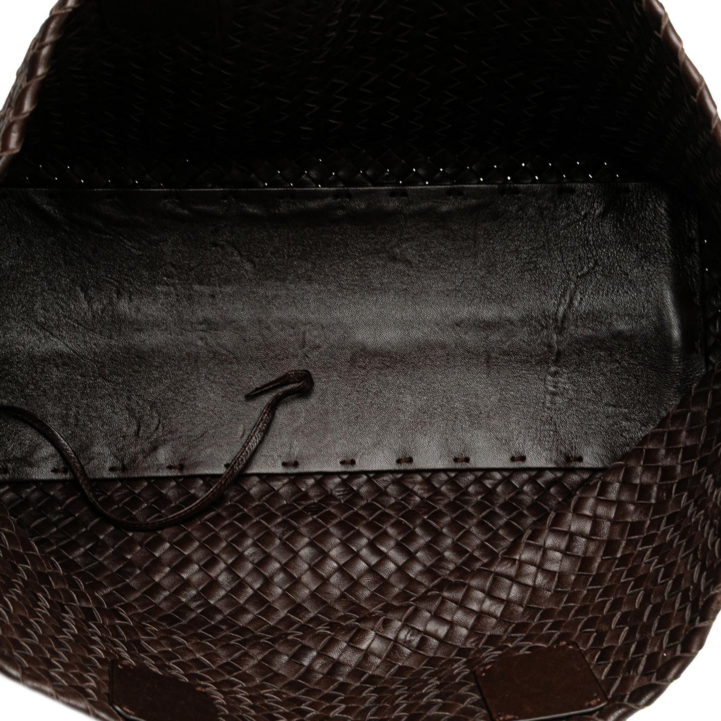 Bottega Veneta Medium Lambskin Intreccio Cabat Tote