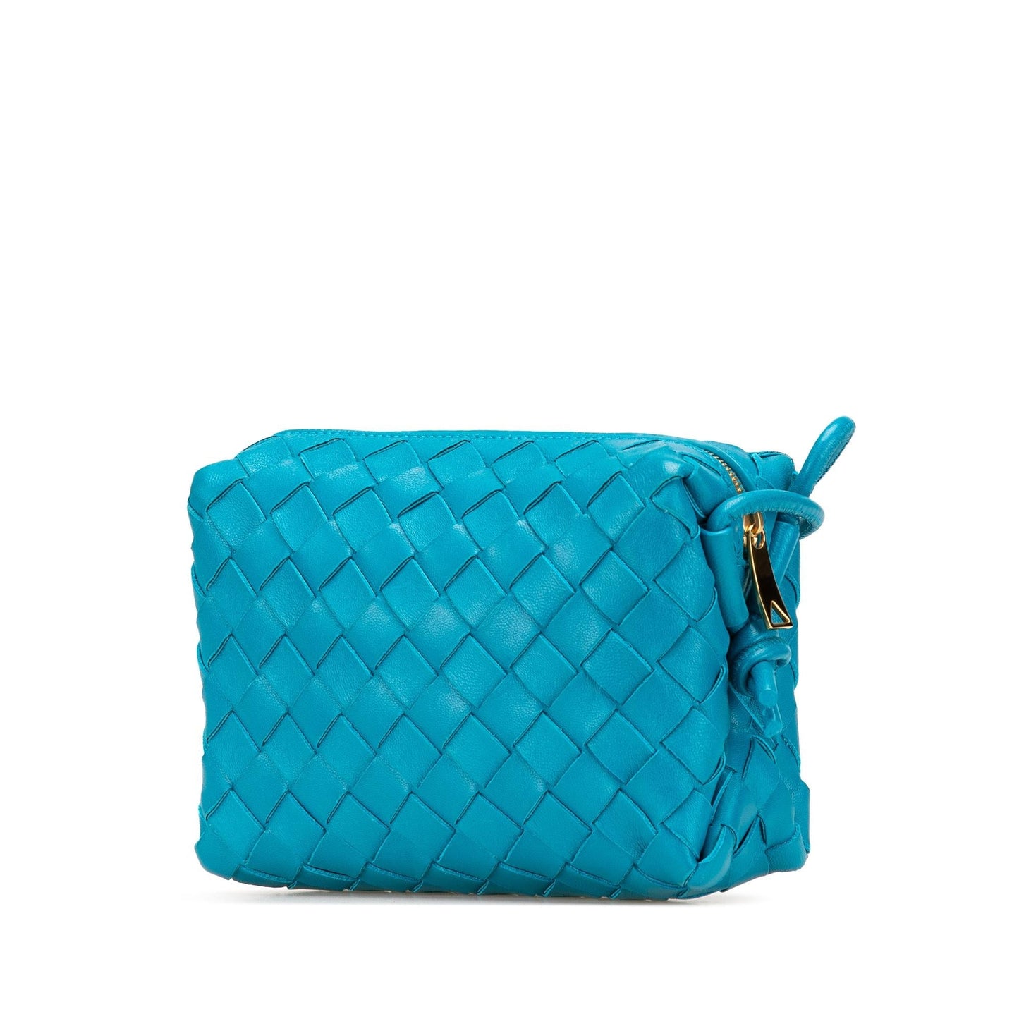 Bottega Veneta Mini Lambskin Intrecciato Loop Camera Bag