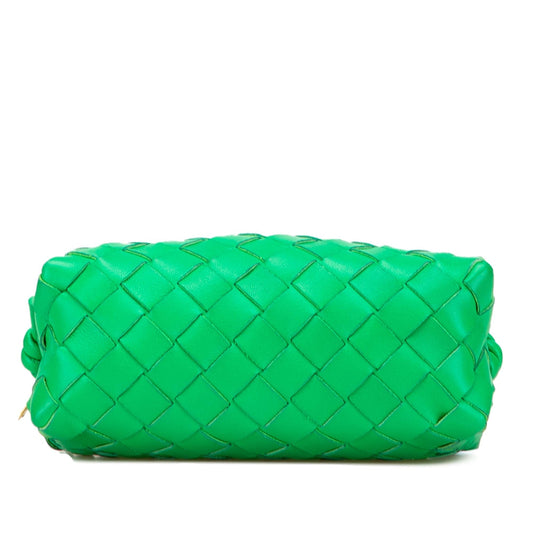 Bottega Veneta Mini Lambskin Intrecciato Loop Camera Bag