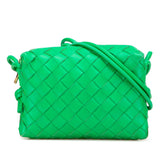 Bottega Veneta Mini Lambskin Intrecciato Loop Camera Bag