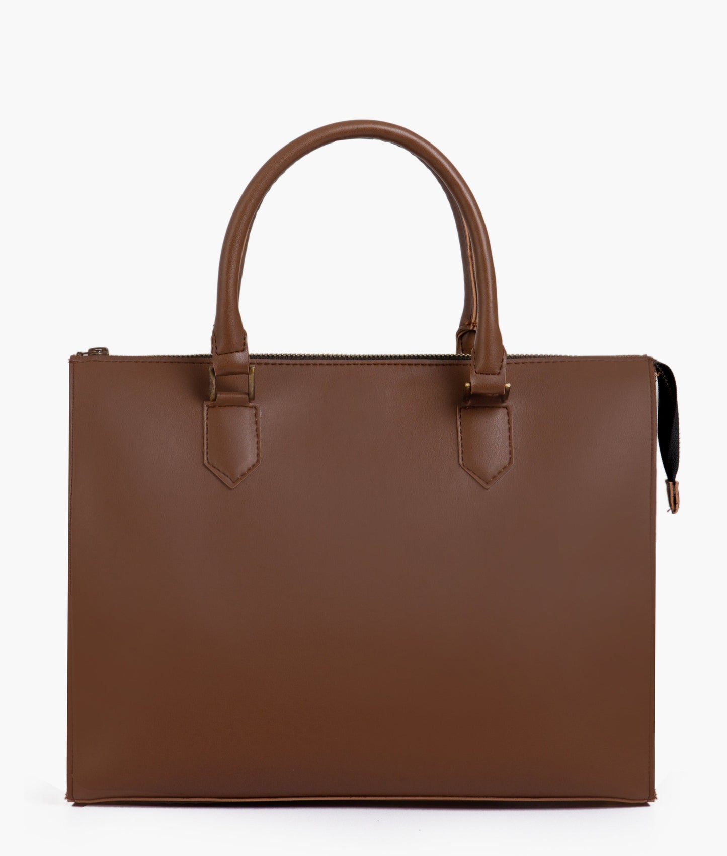 Brown workplace handbag