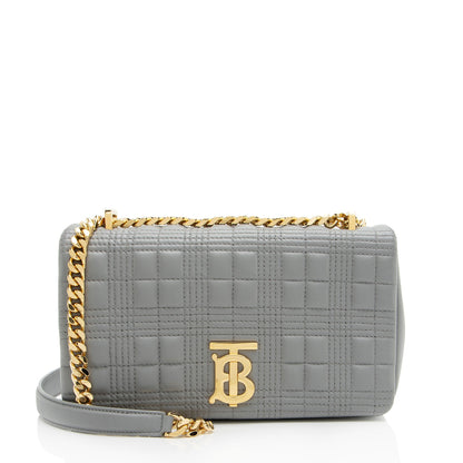 Burberry Quilted Lambskin TB Lola Chain Small Crossbody