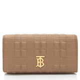 Burberry Quilted Lambskin TB Lola Continental Wallet
