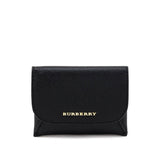Burberry Black Soft Grain Calfskin Mayfield New Card Case