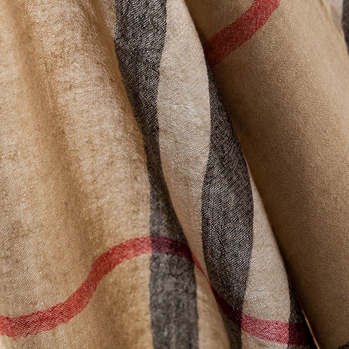Burberry Check Wool & Silk Blend Scarf