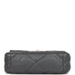 Chanel Medium 19 Flap Bag Grey Calfskin Mixed Hardware