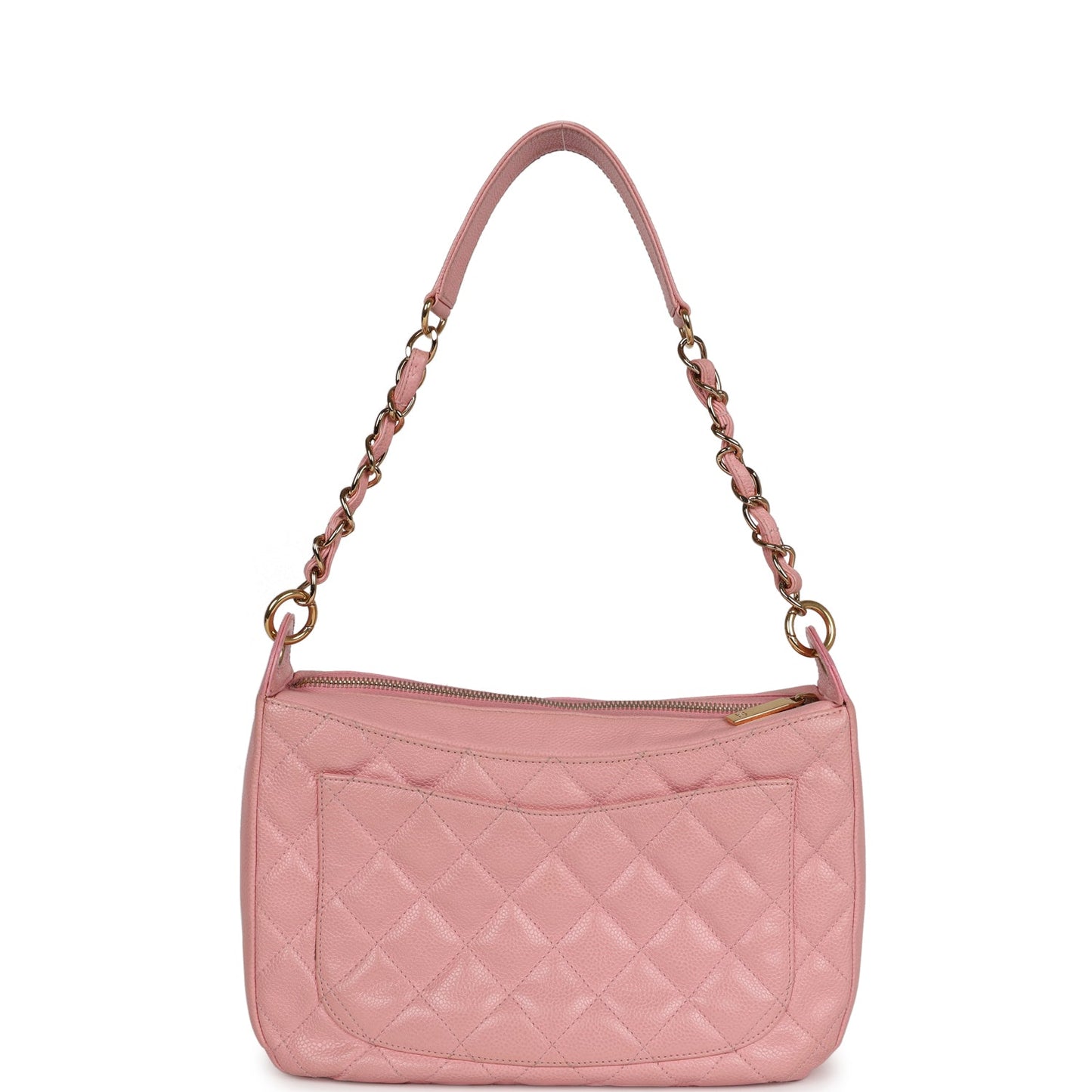 Chanel Timeless Hobo Bag Pink Caviar Gold Hardware
