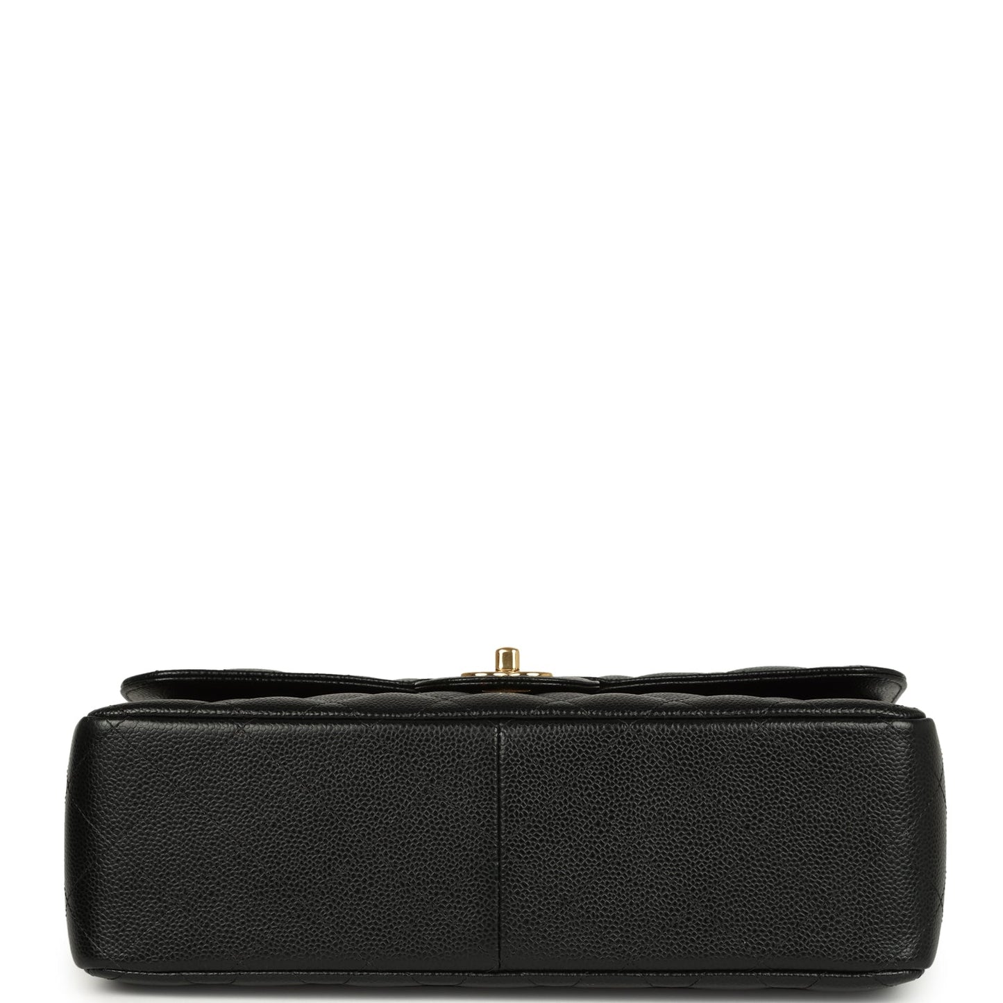 Chanel Jumbo Classic Double Flap Bag Black Caviar Gold Hardware