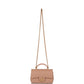 Chanel Mini Rectangular Flap with Top Handle Beige Lambskin Antique Gold Hardware
