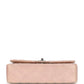 Chanel Medium Classic Double Flap Bag Pink Iridescent Lambskin Silver Hardware