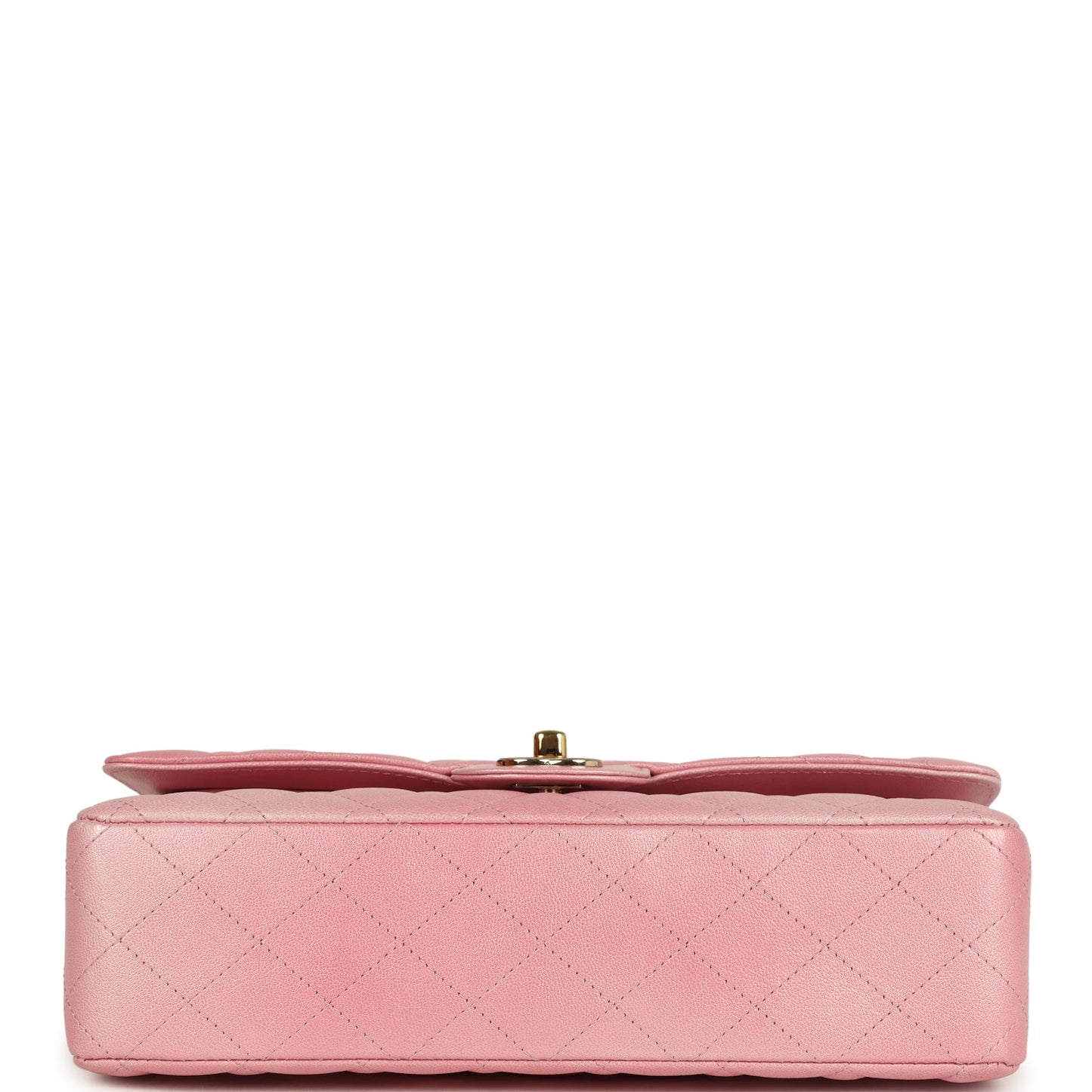 Chanel Medium Classic Double Flap Bag Pink Iridescent Ombre Goatskin Light Gold Hardware