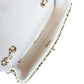 Chanel Mini Rectangular Flap White Multicolor Sequin Light Gold Hardware