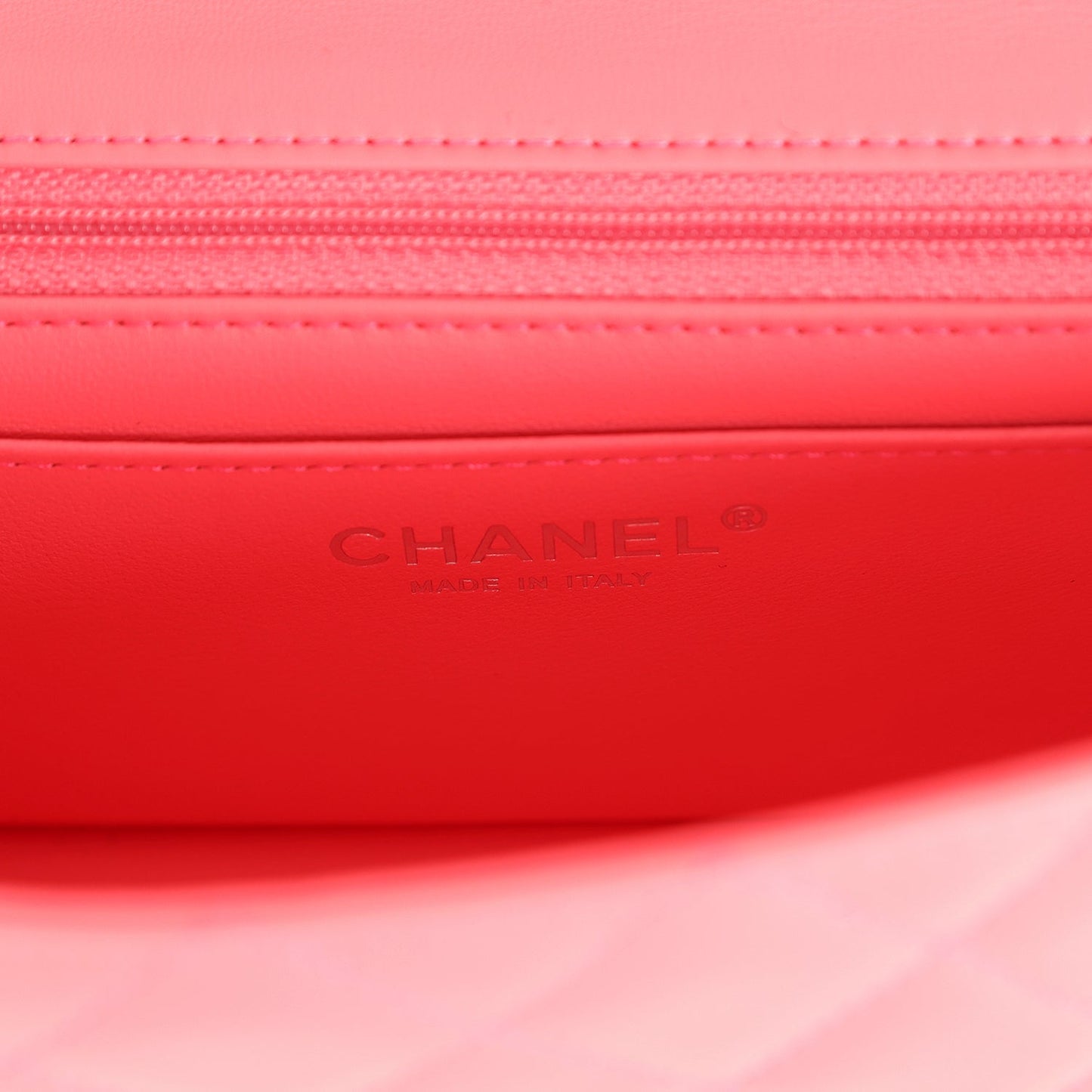 Chanel Mini Rectangular Flap Bag Pink Lambskin Silver Hardware