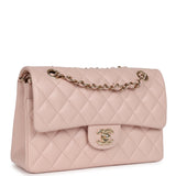 Chanel bag Small Classic Double Flap Bag Light Pink Caviar Gold Hardware