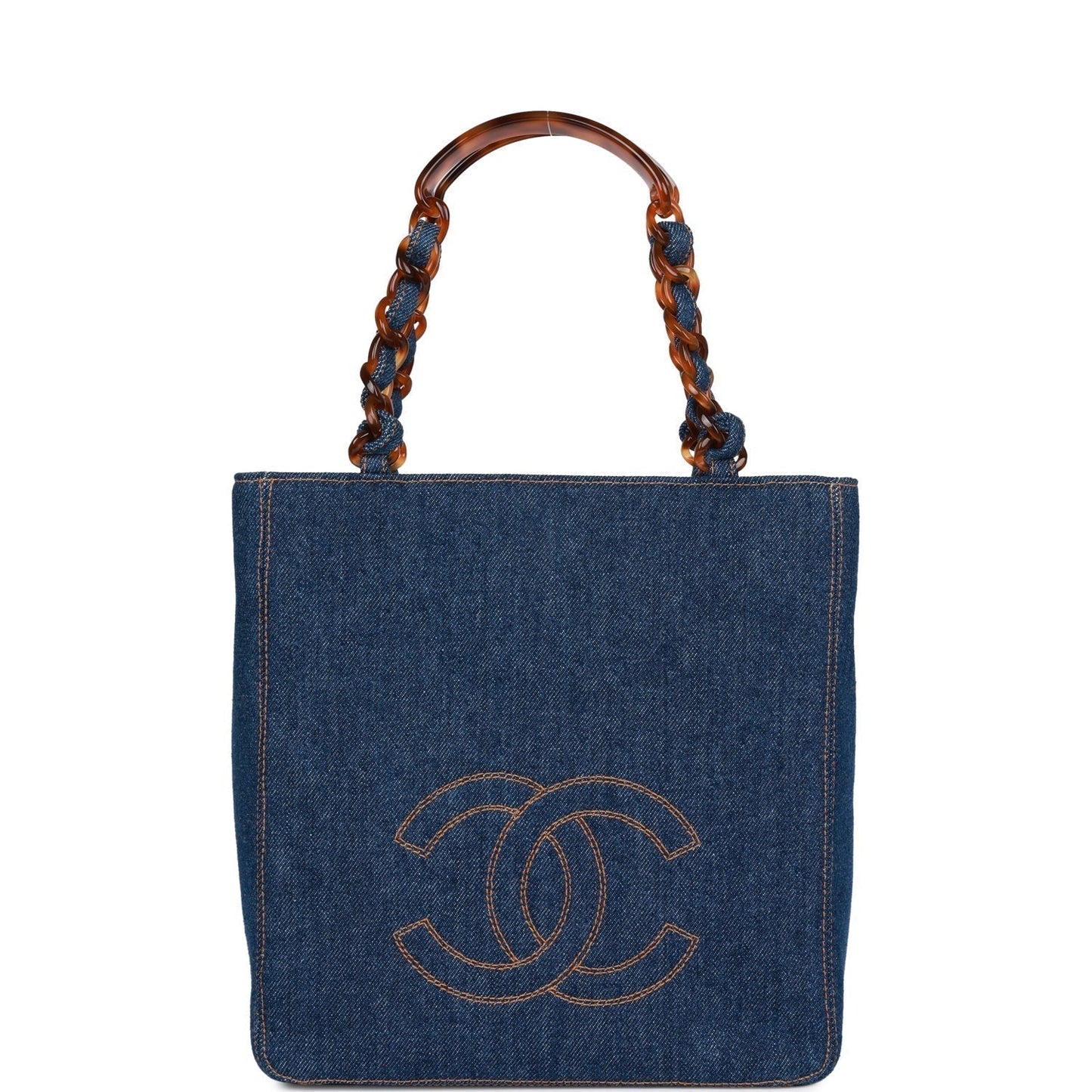 Chanel CC Denim Tote Bag