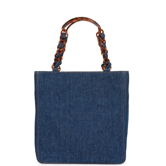 Chanel CC Denim Tote Bag