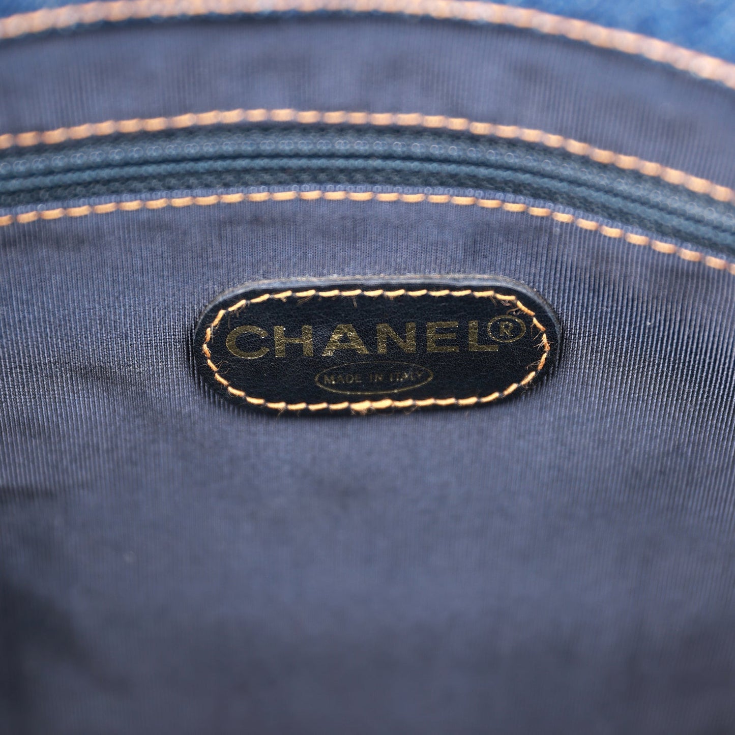 Chanel CC Denim Tote Bag