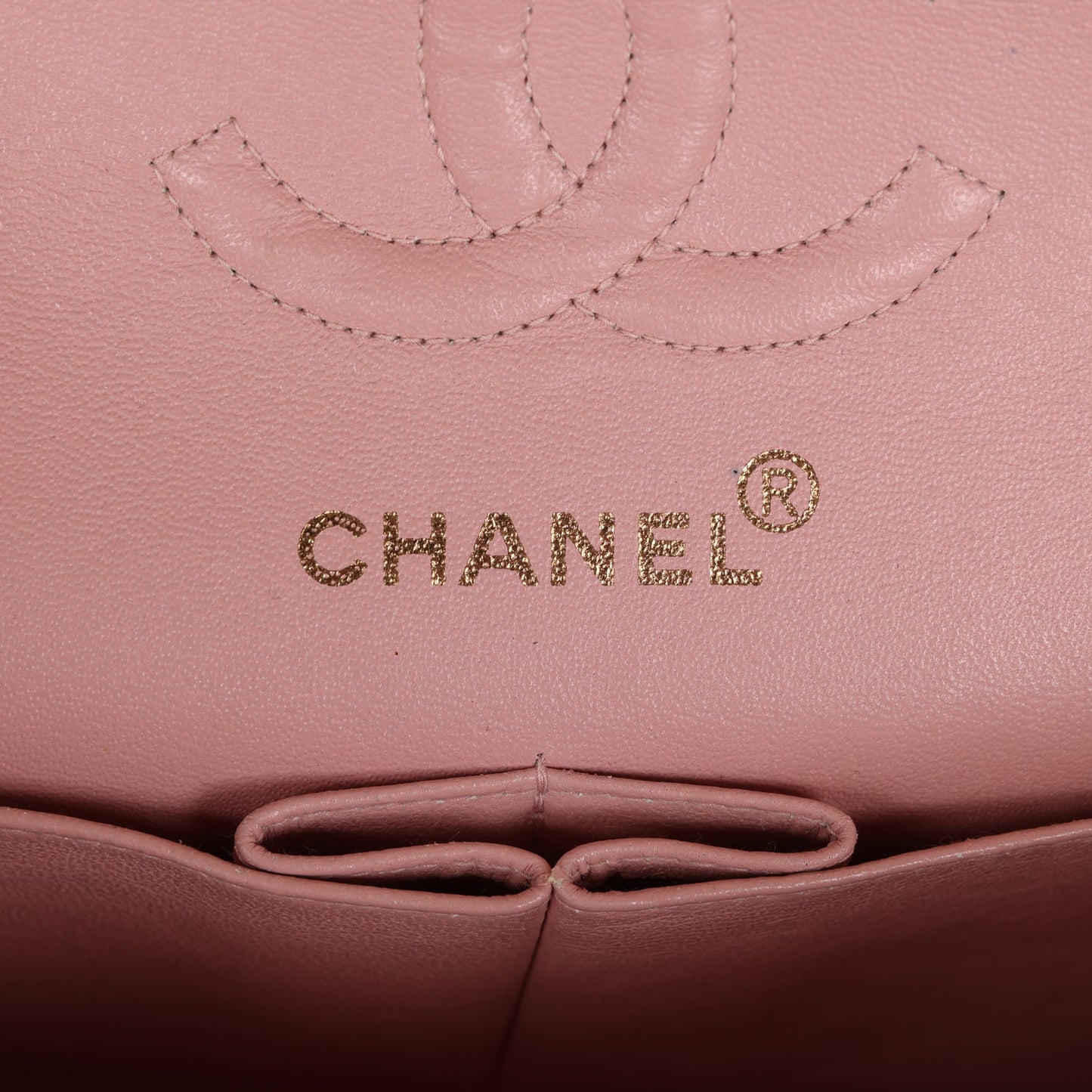 Chanel   Small Classic Double Flap Pink Lambskin Gold Hardware