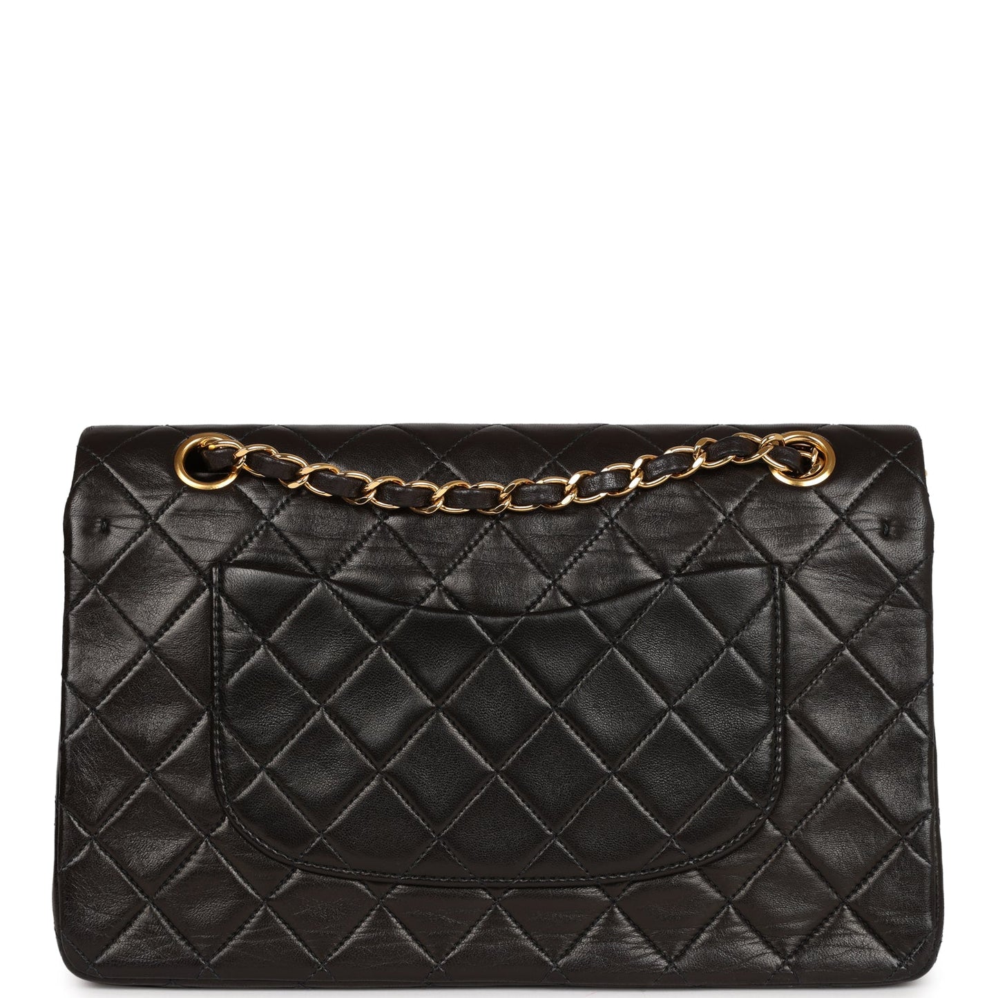 Chanel   Medium Classic Double Flap Black Lambskin Gold Hardware